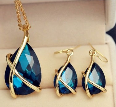 Pendant necklace set - Wedding gift