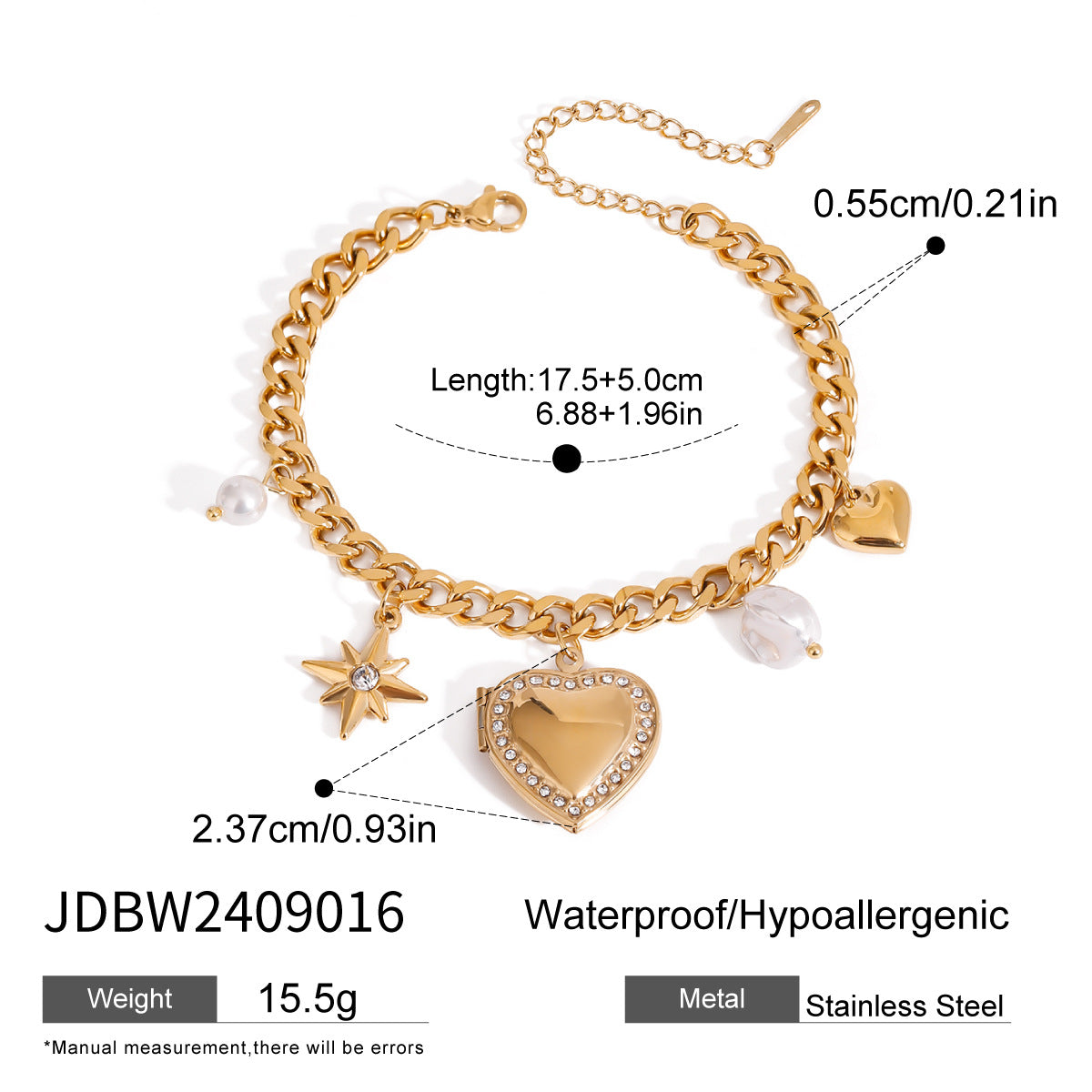 Love Pearl Bow Bracelet