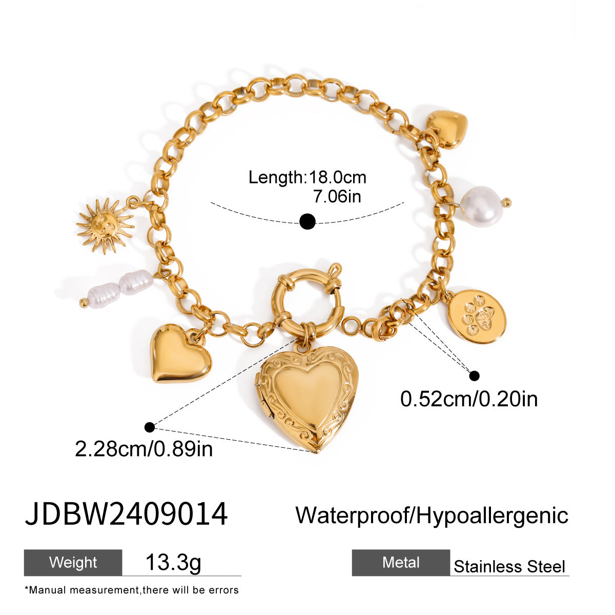 Love Pearl Bow Bracelet