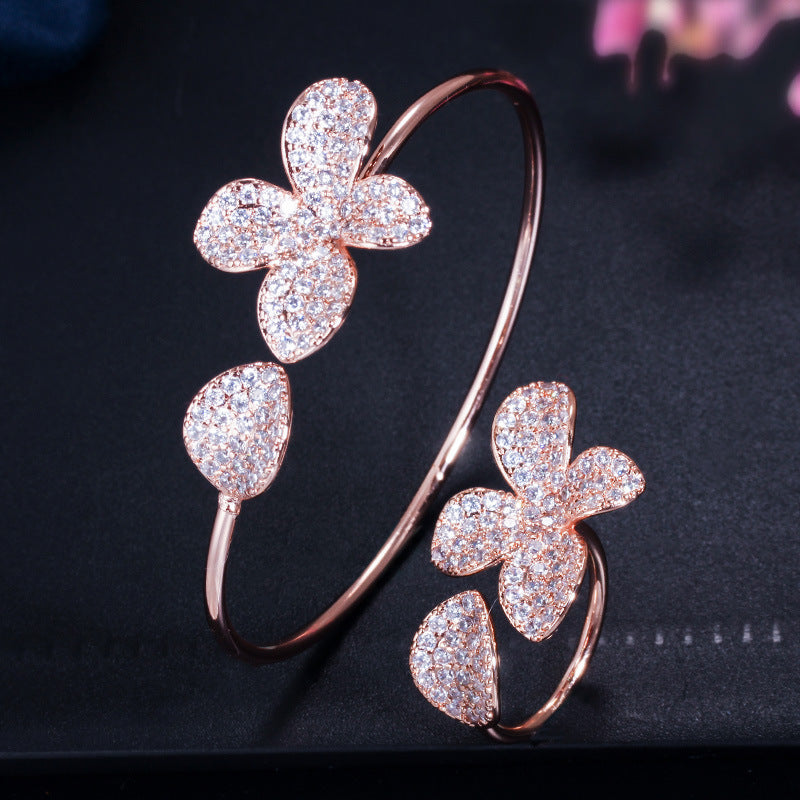 Adjustable Two-piece Bracelet And Ring