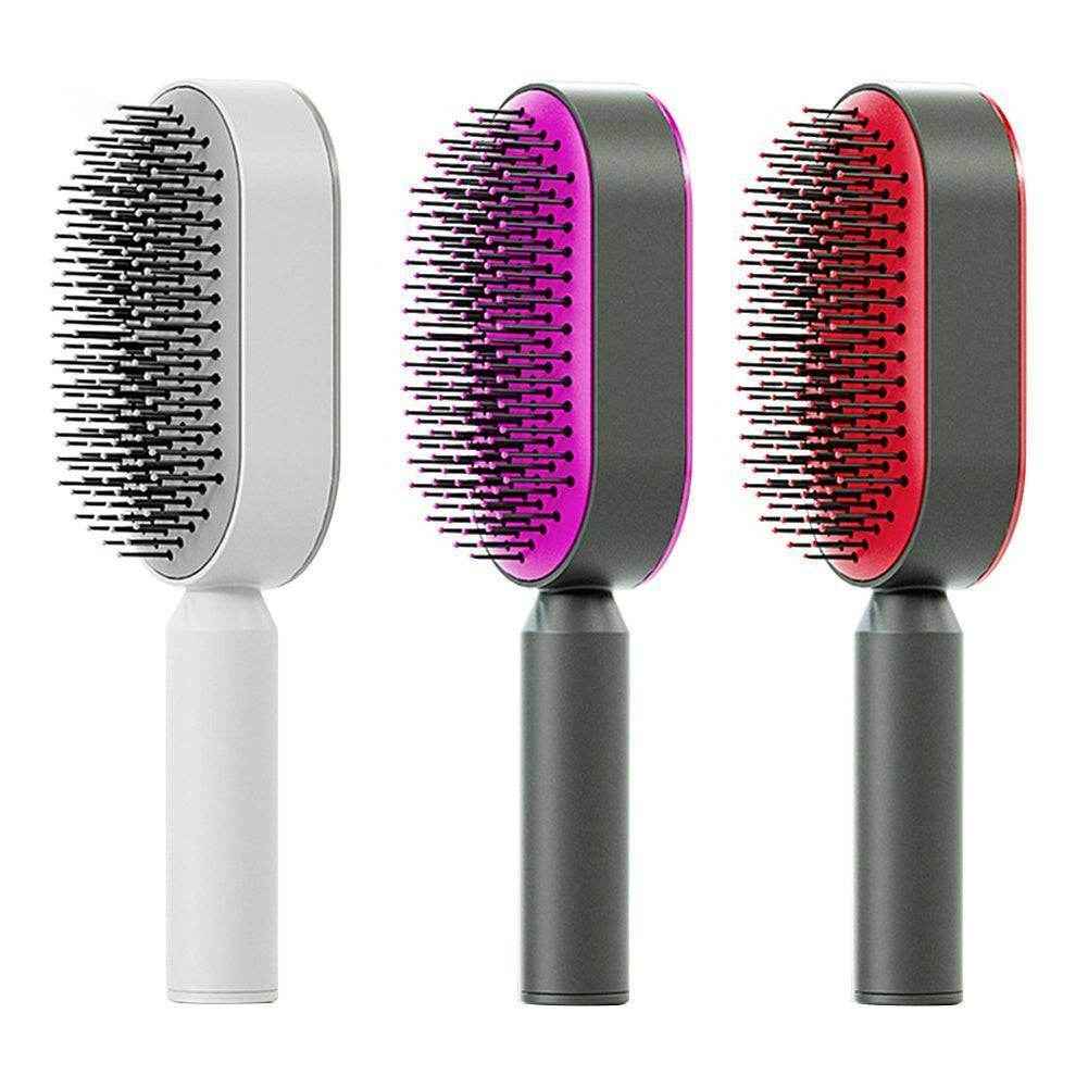 Self Cleaning Hair Brush - DEXTKART