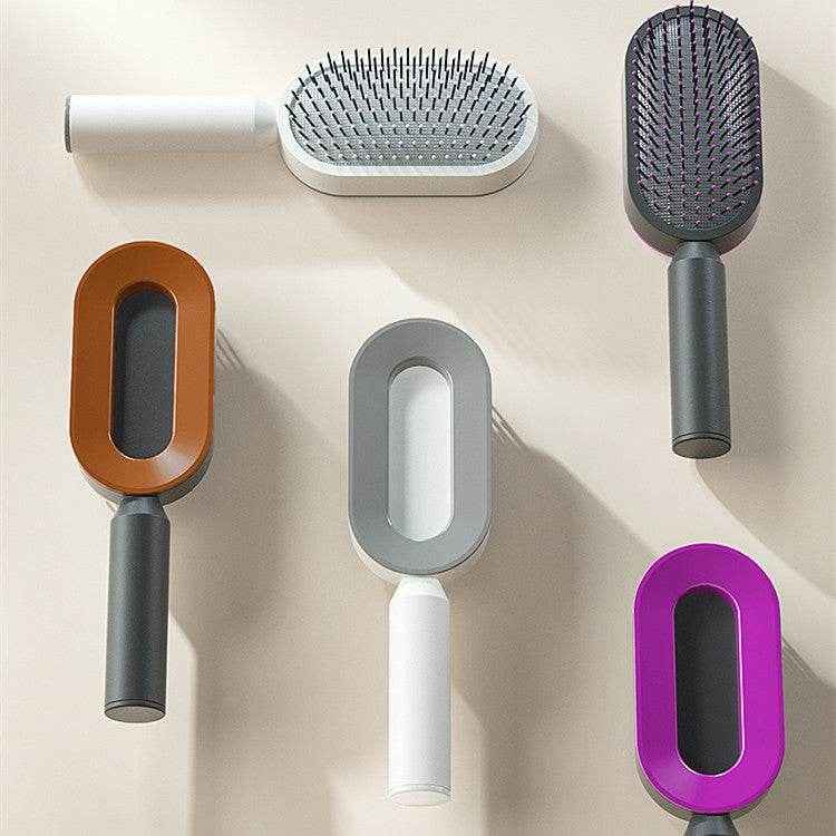 Self Cleaning Hair Brush - DEXTKART