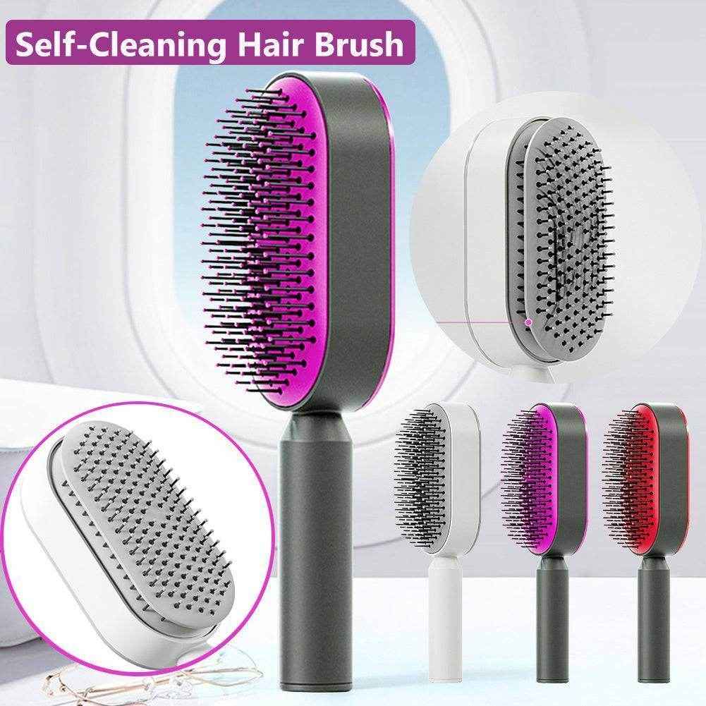 Self Cleaning Hair Brush - DEXTKART