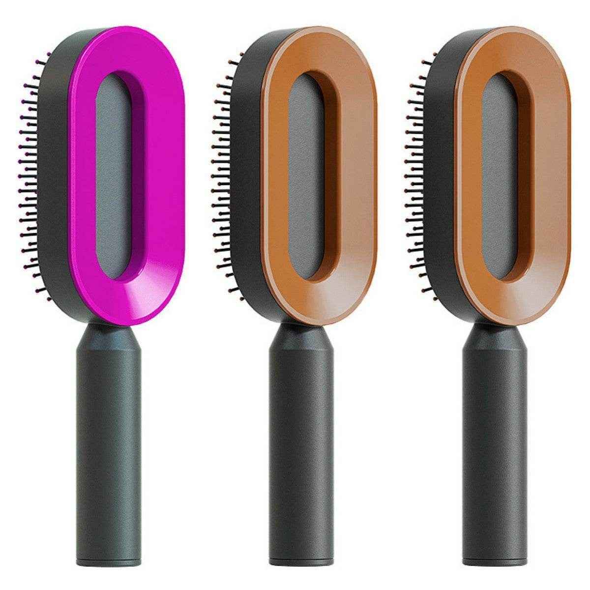 Self Cleaning Hair Brush - DEXTKART