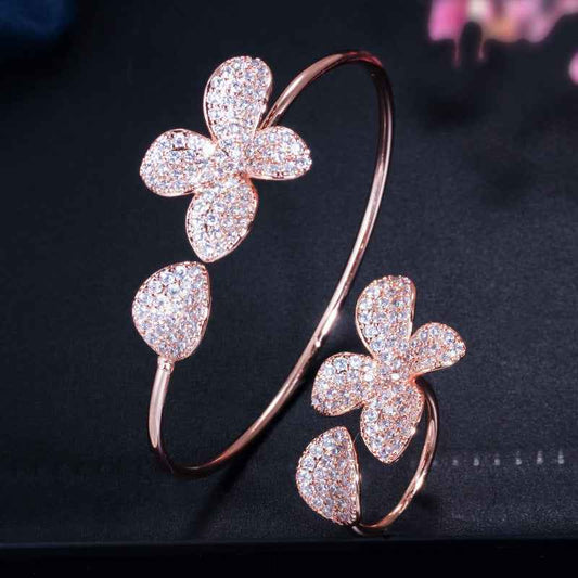Adjustable Two-piece Bracelet And Ring