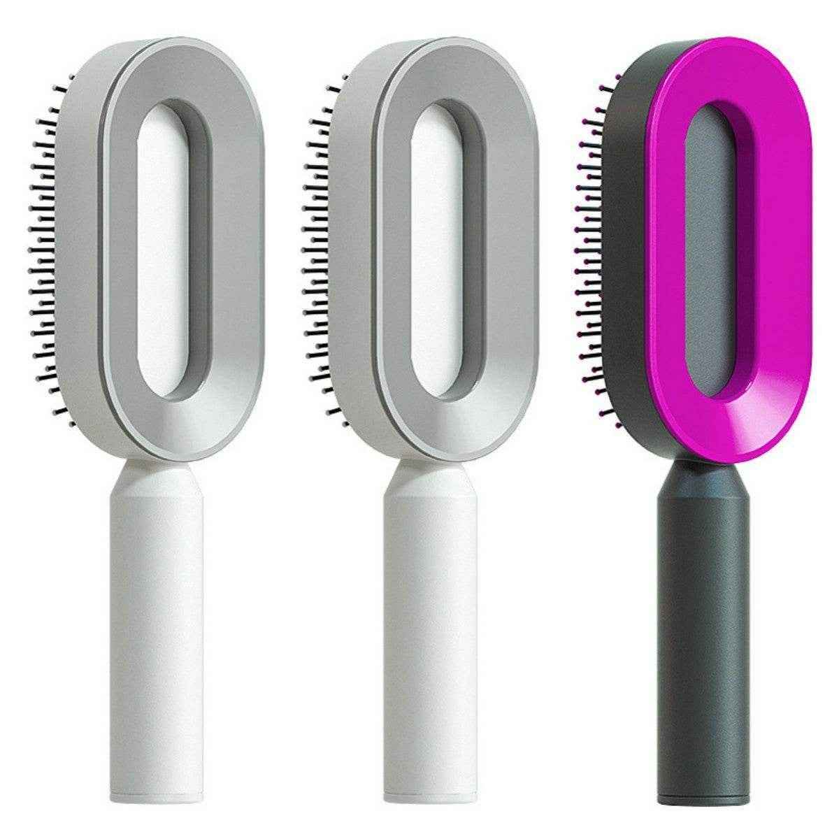 Self Cleaning Hair Brush - DEXTKART